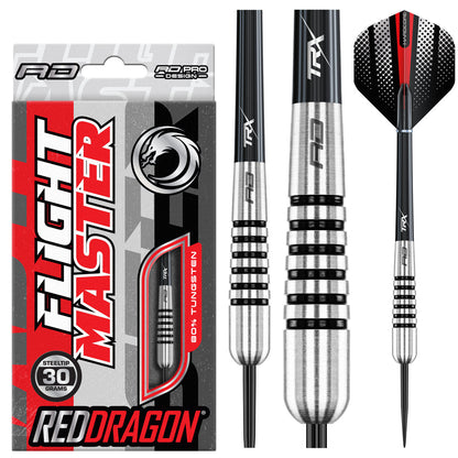 Flightmaster Torpedo 80% Tungsten Steel Tip Darts by Red Dragon