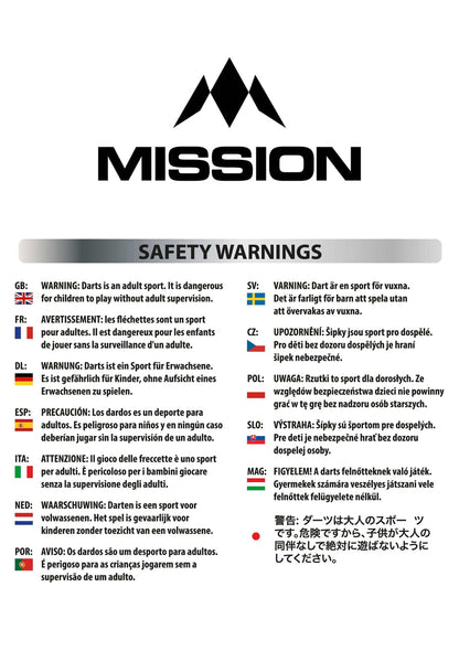 Mission Station 12
holds 12 darts - Acrylic Darts Display Arc Colours