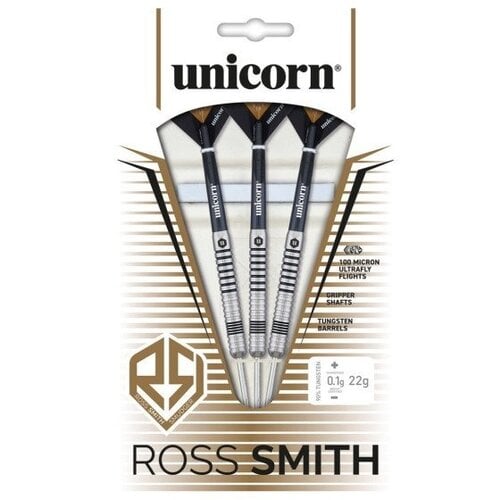 Unicorn Ross Smith Darts - Steel Tip - 80% - Smudger - Natural