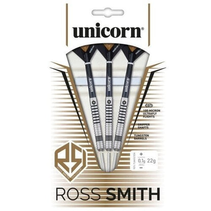 Unicorn Ross Smith Darts - Steel Tip - 80% - Smudger - Natural
