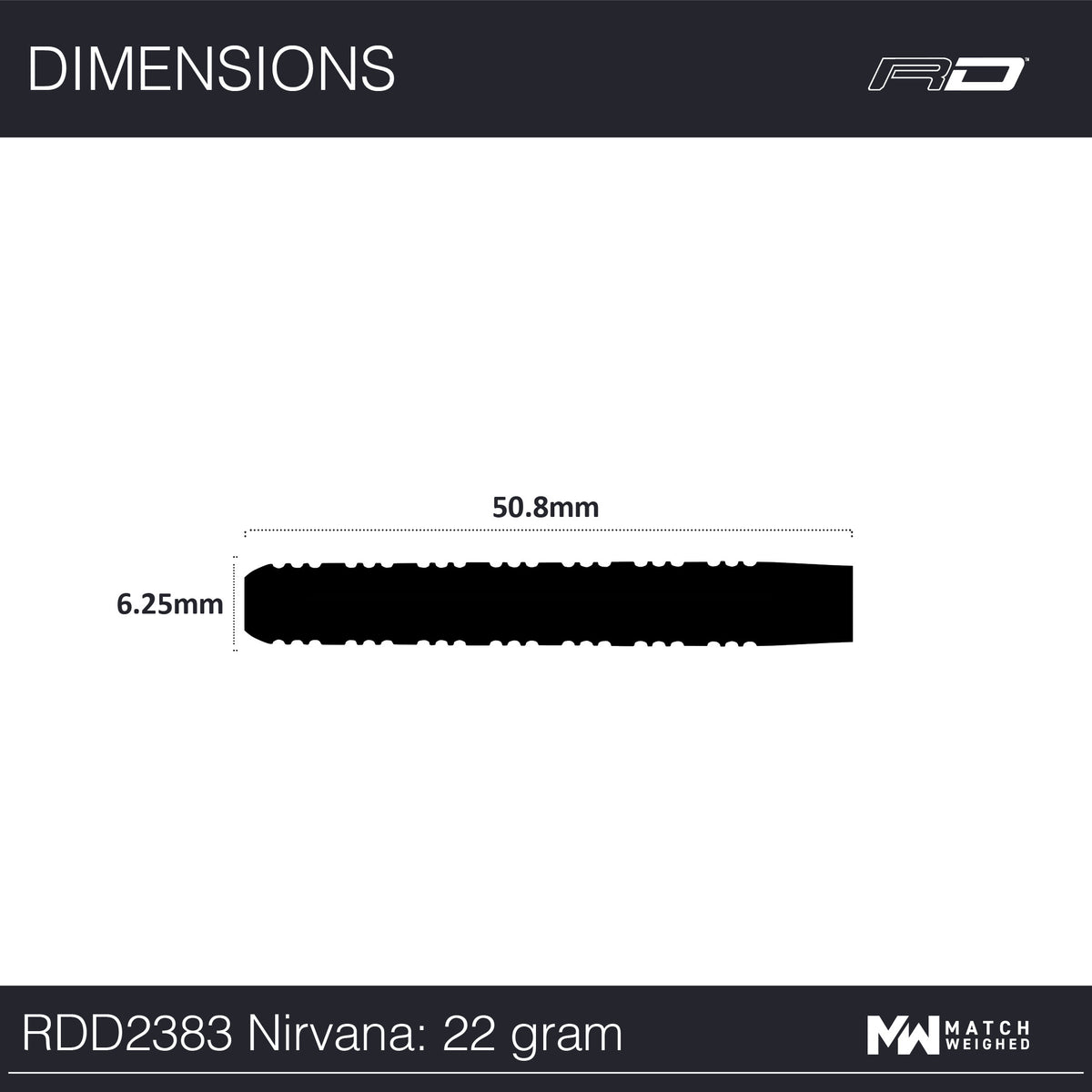 Nirvana 90% Tungsten Steel Tip Darts by Red Dragon