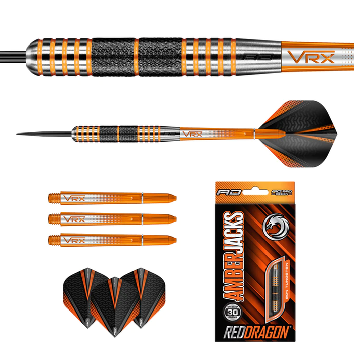 Red Dragon Amberjack 11 90% - Steel Tip Darts