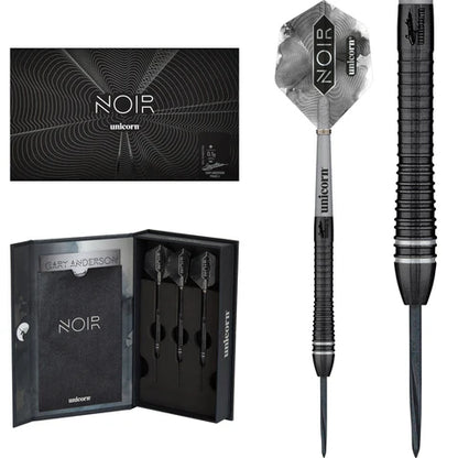 Unicorn Gary Anderson Darts - Steel Tip - The Flying Scotsman - Noir Organic - Phase 6